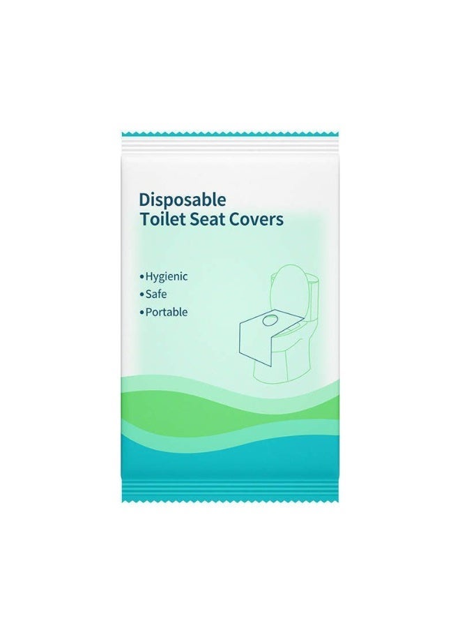 Toilet Seat Covers Disposable, Waterproof X Large Toilet Seat Covers Antibacterial Waterproof for Adults Kids Potty Training Travel Public Restrooms, Airplane, Camping (24x16 Inch) (30, Blue) - Image 2